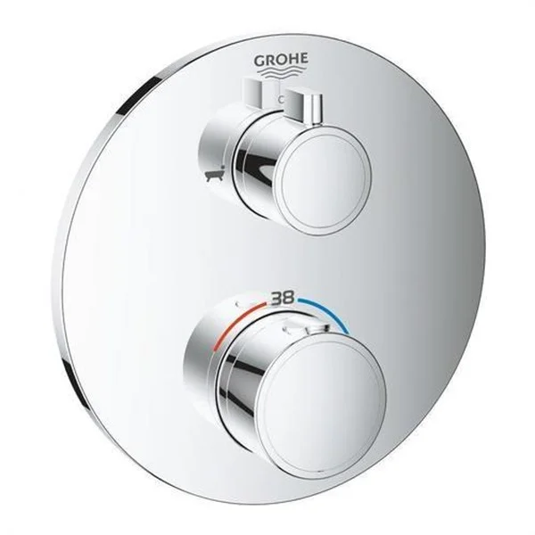 GROHE - TERMOSTATO DUCHA GROHTHERM REDONDO DE 2 VIAS CON AQUADIMMER BAÑO/DUCHA