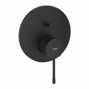 GROHE - MONOMANDO BAÑO/DUCHA EMPOTRADO ESSENCE PARTE EXTERIOR PRO 2 VIAS NEGRO MATE