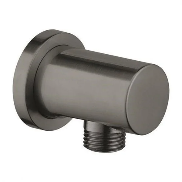 GROHE - RAINSHOWER CODO SALIDA 1/2" REDONDO GRAFITO CEPILLADO