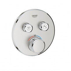 GROHE - TERMOSTAT SMARTCONTROL 2 SORTIDES RODO SUPERSTEEL view 3