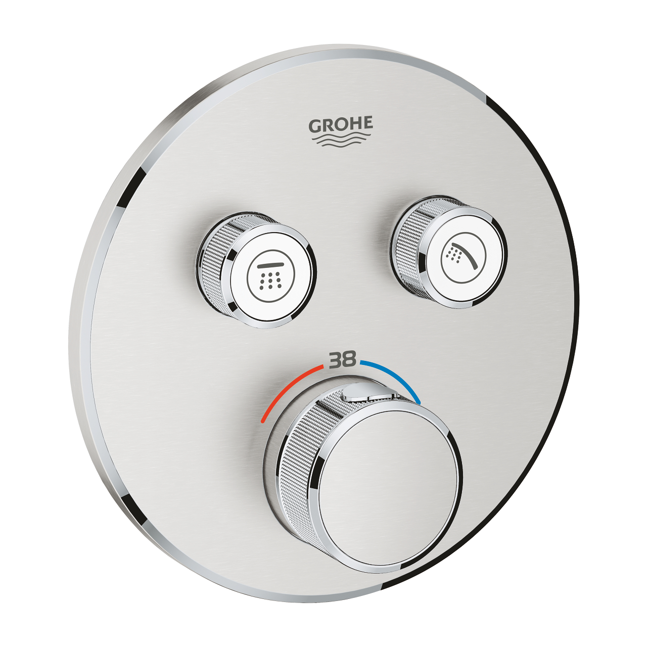 GROHE - TERMOSTAT SMARTCONTROL 2 SORTIDES RODO SUPERSTEEL view 4