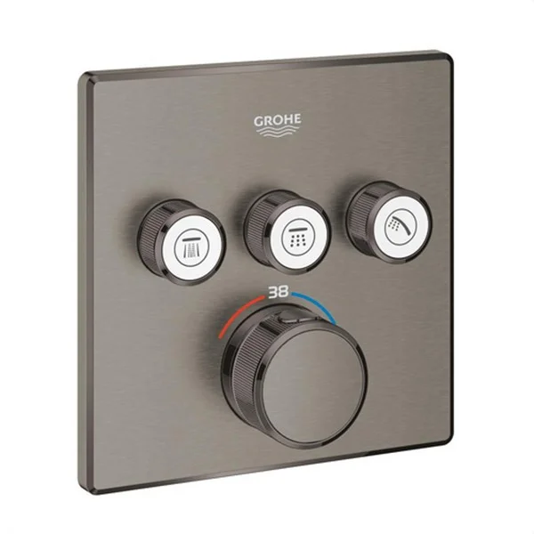 GROHE - TERMOSTAT SMARTCONTROL 3 CLAUS QUADRAT GRAFIT RASPALLAT