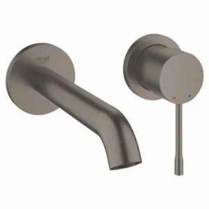 GROHE - MONOMANDO LAVABO MURAL 2 ORIFICIOS M ESSENCE PRO GRAFITO CEPILLADO