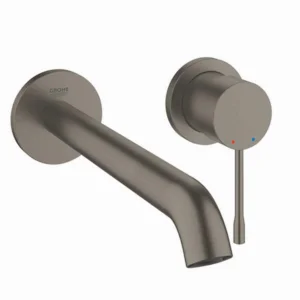 GROHE - MONOMANDO LAVABO MURAL 2 ORIFICIOS L ESSENCE PRO GRAFITO CEPILLADO