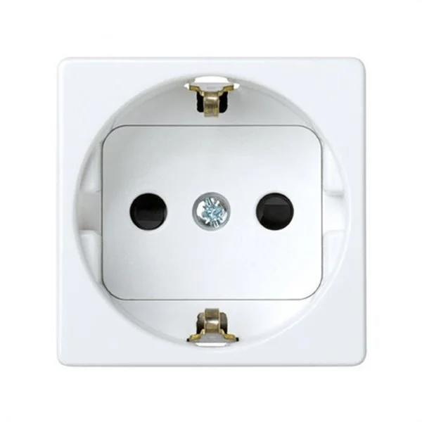 SIMON - SERIE 27 BASE ENCHUFE SCHUKO CON SEGURIDAD EMBORNAMIENTO RAPIDO