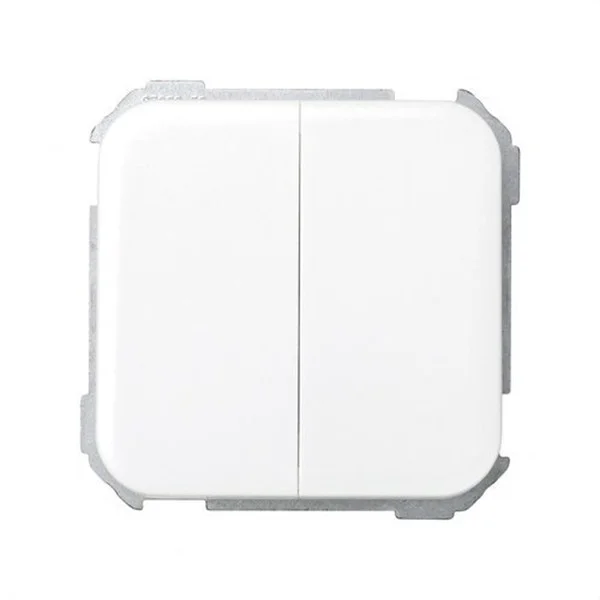 SIMON - SERIE 31 COMBINACION 2 CONMUTADORES 10AX 250V BLANCO NIEVE