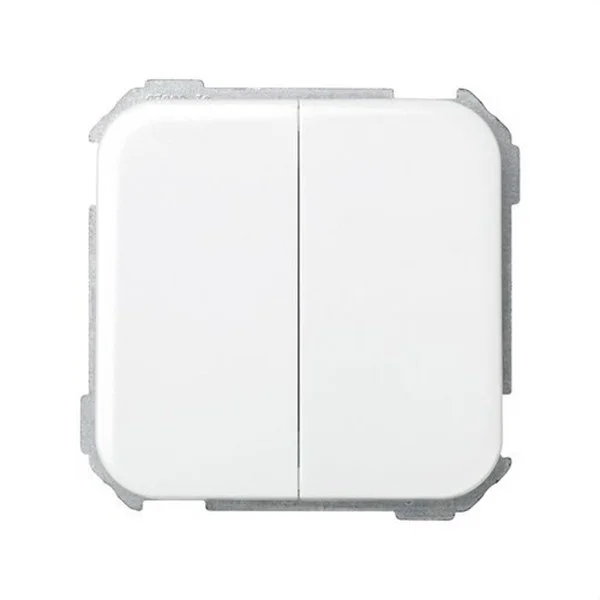 SIMON - SERIE 31 COMBINACION 2 INTERRUPTORES 10AX 250V BLANCO NIEVE