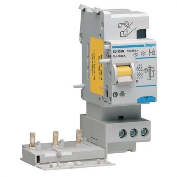 HAGER - BLOC DIFERENCIAL TIPUS AC 3P 25A 30MA