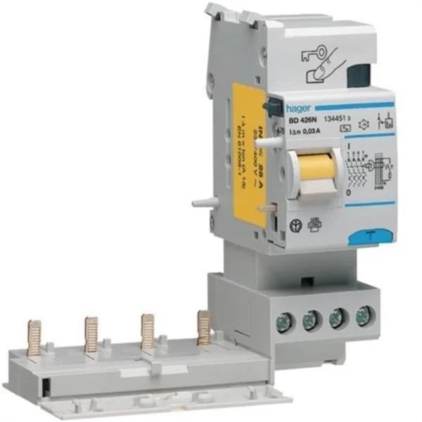 HAGER - BLOC DIFERENCIAL TIPUS AC 4P 25A 30MA