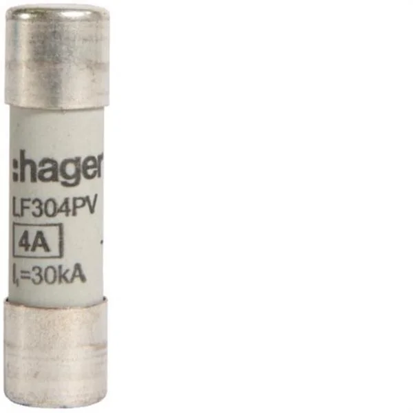 HAGER - CARTUCHO FUSIBLE PV 10,3X38 4A 1000V CC