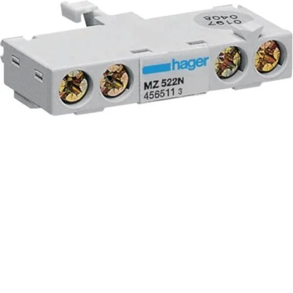 HAGER - CONTACTO AUXILIAR PARA GUARDAMOTORES 10A 1NA 230V