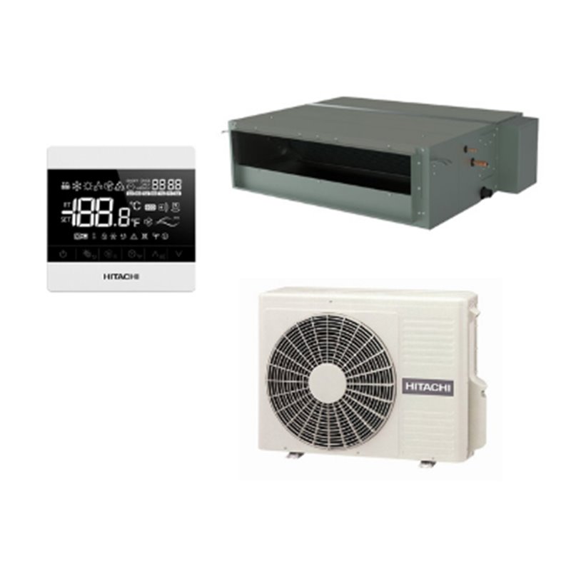 HITACHI - AIRE CONJUNT CONDUCTES 6,5 CV PRIMAIRY 17,1 KW R32 MANDO CABLEJAT TRIFASIC
