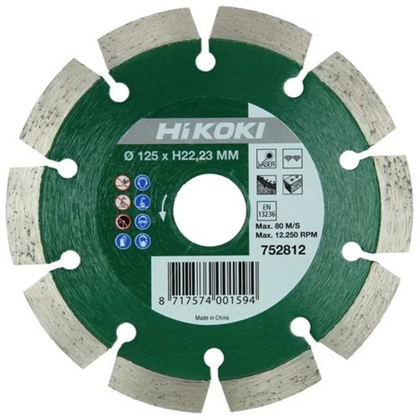 HIKOKI - DISCO DIAMANTE SEGMENTADO 115X22,2X10MM