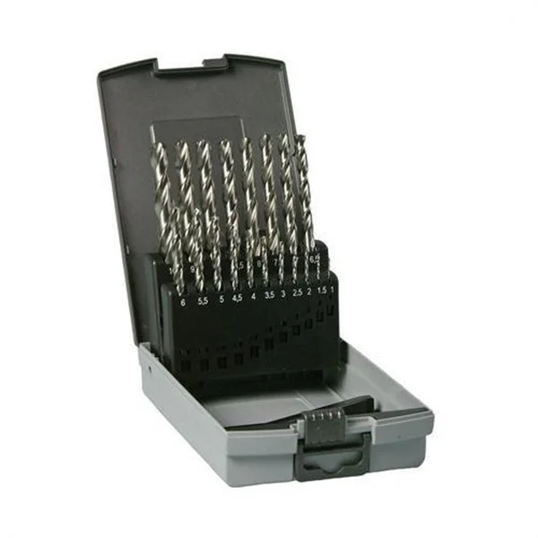 HIKOKI - ESTUCHE DE BROCAS METAL 19 PIEZAS