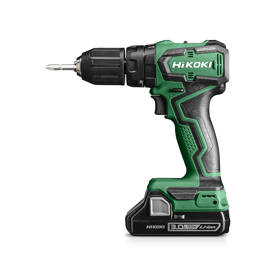 HIKOKI - TALADRE COMBINAT A BATERIA 18V, 55NM, 1,2KG BATERIA DE 3AH