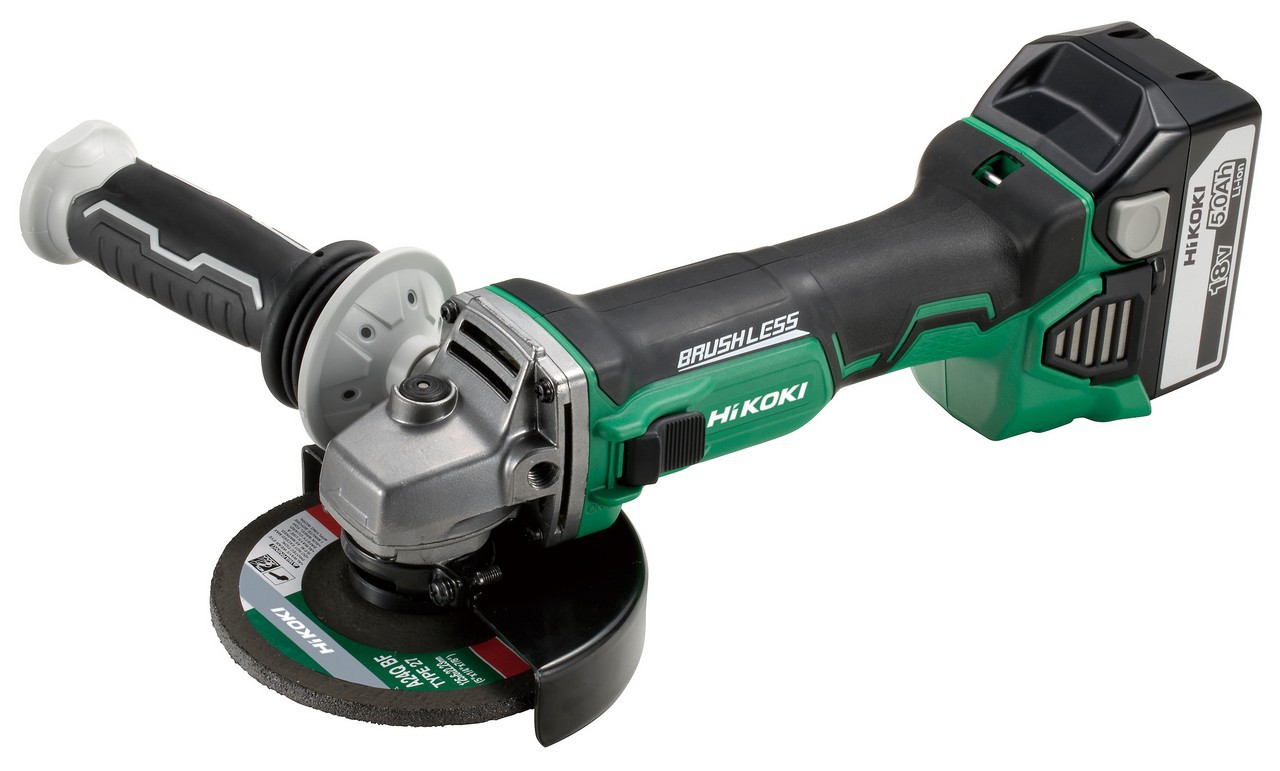 HIKOKI - MINI AMOLADORA A BATERÍA 18V, D-125, 2,3KG BATERÍA 5AH