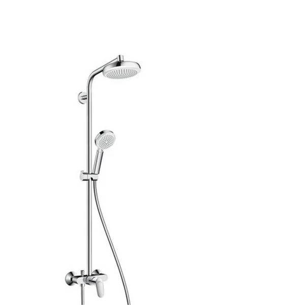 HANSGROHE - CROMETTA 160 CONJUNTO SHOWERPIPE MND. BLANCO/CROMO
