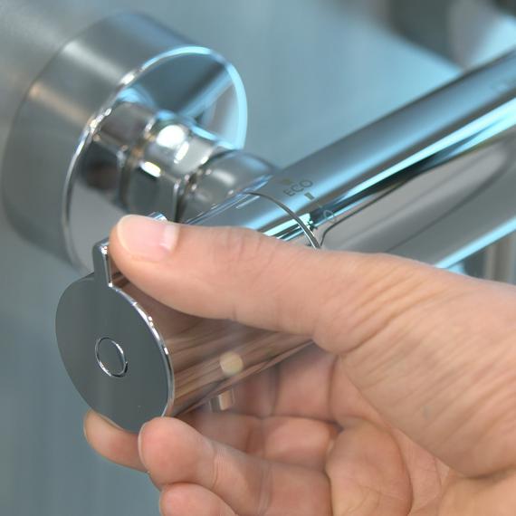 HANSGROHE - CROMETTA VARIO COMBI KIT DE DUCHA + GRIFO BARRA 650MM DUCHA TERMOSTÁTICA CROMADO view 2