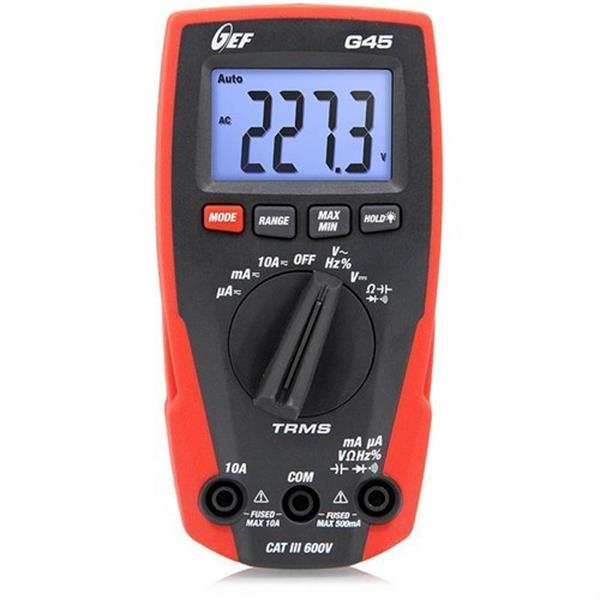 HT - MULTÍMETRO DIGITAL G45 ESCALA AUTOMÁTICA CATEGORÍA VI