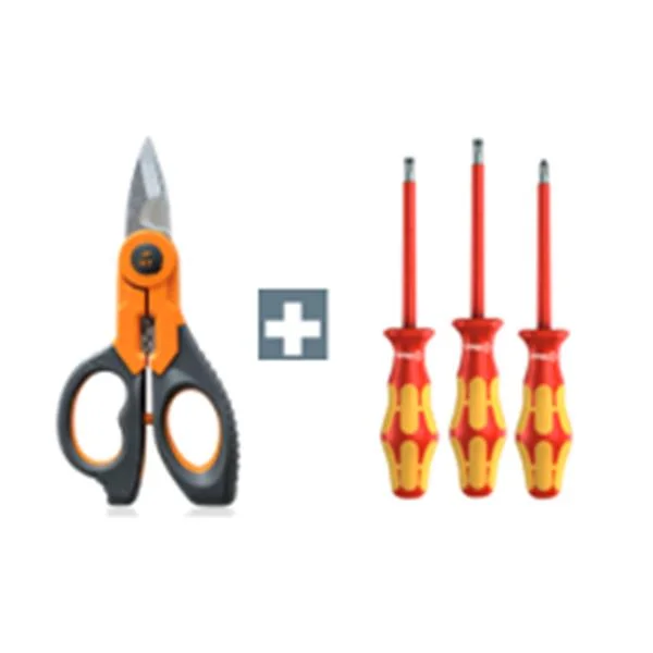 HT - KIT TIJERA PROFESIONAL F40+DESTORNILLADOR K3