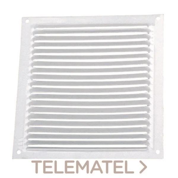 HYDRAFIX - REIXA VENTILACIO HOM. GAS 17X17 ALUMINI BLANC