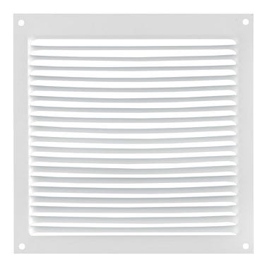HYDRAFIX - REJILLA VENTILACION HOM. GAS 20X20 ALUMINIO BLANCO
