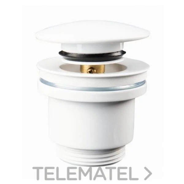 IDROSPANIA - VALVULA CLICK-CLACK D-63 LATON BLANCO MATE