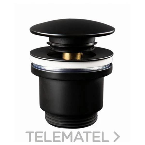 IDROSPANIA - VALVULA CLICK-CLACK D-63 LATON NEGRO MATE