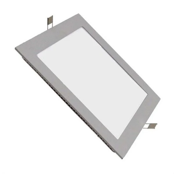 ILUMAX - DOWNLIGHT LED K CUADRADO 18W 4000K DIÁMETRO 225MM PLATA