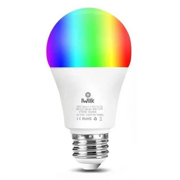 ILUMAX - LAMPADA ESTANDAR 10W RGB-CCT E27 120º 60X120