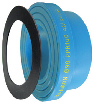 NIRON - ELECTROSOLDABLE PORTABRIDA CON JUNTA TÓRICA D-75 PP-R