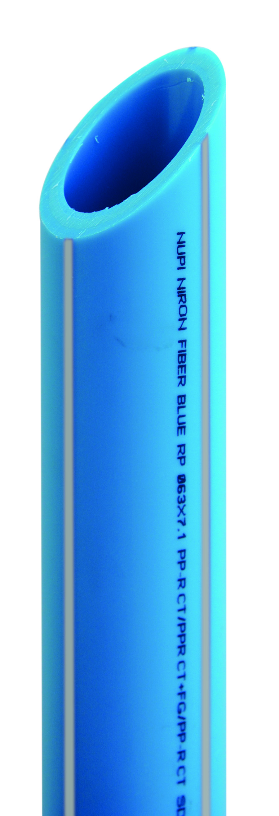 NIRON - ELECTROSOLDABLE TUBO BARRA FIBER BLUE PP-R D-63X7,1 SDR9