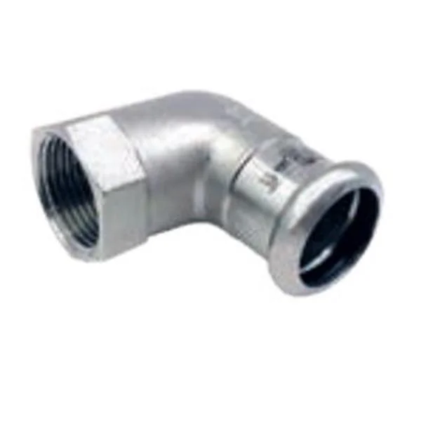 INOXPRES - INOX CODO 90º HEMBRA D-15X1/2 AISI 316L PERFIL M