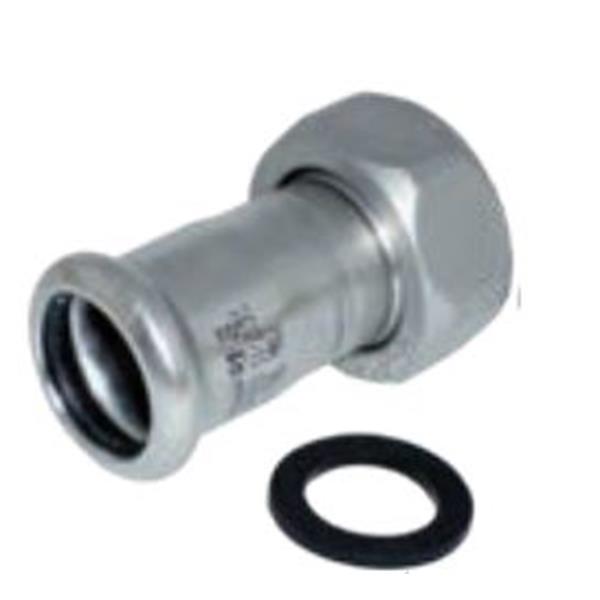 INOXPRES - INSTALPRESS PERFIL M RACOR 2 PIEZAS D-18 X 3/4" AISI 316L