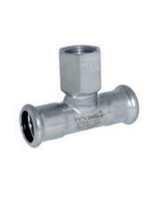 INOXPRES - INOX TE FEMELLA ROSCADA D-18X3/4 AISI 316L PERFIL M