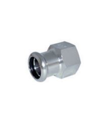 INOXPRES - INOX UNION HEMBRA D-15X3/4 AISI 316L PERFIL M