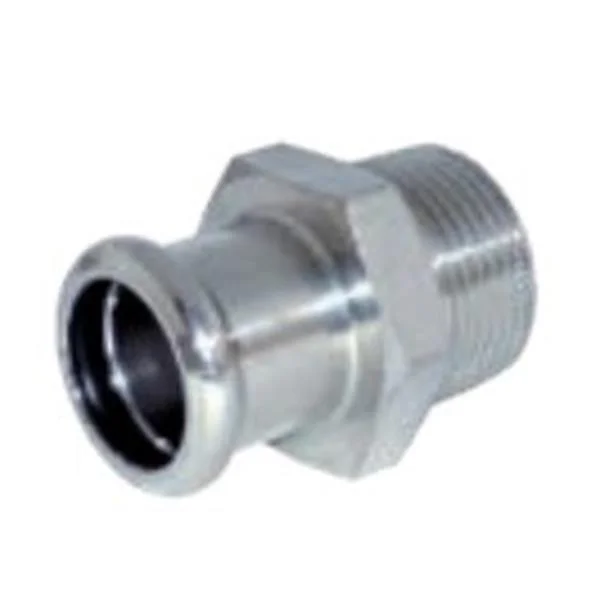 INOXPRES - INOX UNION MACHO D-18X1/2 AISI 316L PERFIL M