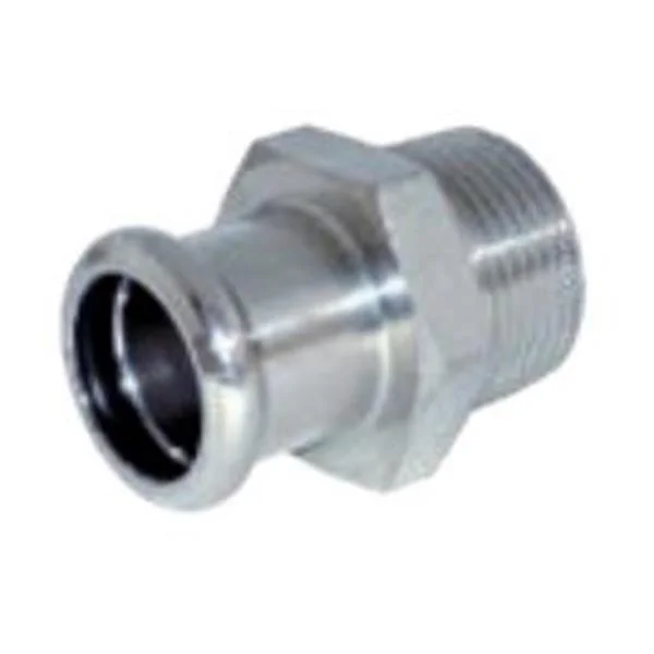 INOXPRES - INOX UNION MACHO D-18X3/4 AISI 316L PERFIL M