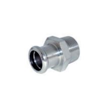 INOXPRES - INOX UNION MACHO D-35X1 1/2 AISI 316L PERFIL M