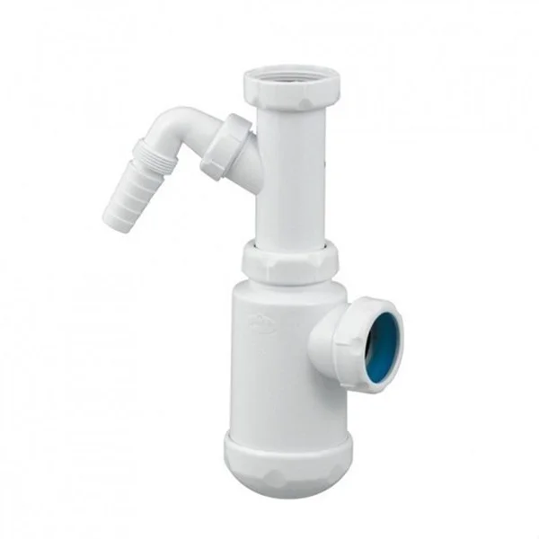 JIMTEN - S-70 SIFÓN BOTELLA EXTENSIBLE 1 1/2" S. HORIZONTAL CON TOMA ELECTRODOMÉSTICOS