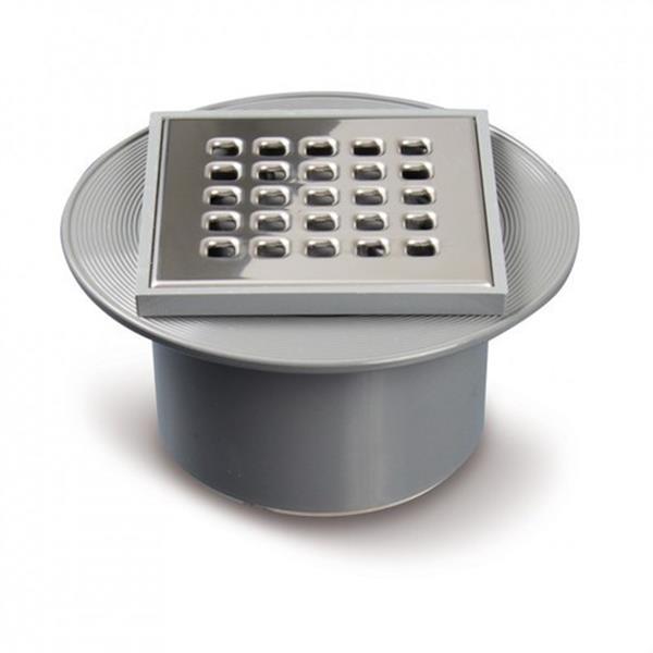 JIMTEN - S-150 CALDERETA SIFÓNICA EXTENSIBLE D-40/50MM 105X105 INOX S. VERTICAL H ENCOLAR