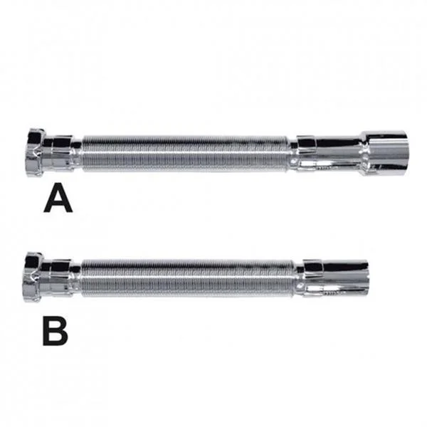 JIMTEN - A-131 MANEGUET FLEXIBLE D-32MM X 1 1/4" AMB JUNTA PLANA CROM