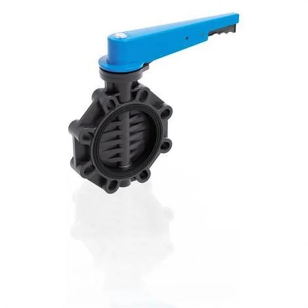 JIMTEM - FEOV/LM WF VALVULA PAPALLONA AMB MANETA PVC/EPDM D-75 DN65