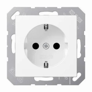 JUNG - BASE SCHUKO SERIE A COLOR BLANC MATE