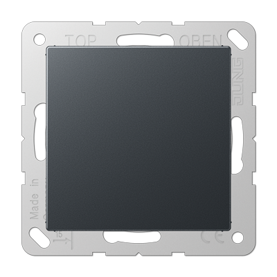 JUNG - PLACA CIEGA SERIE A COLOR ANTRACITA