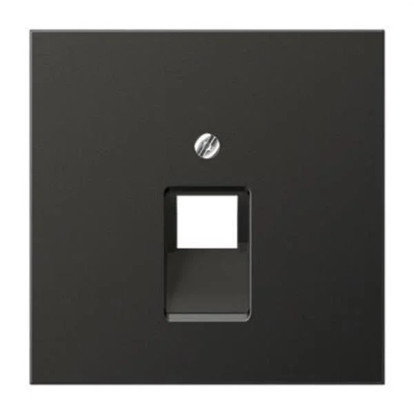 JUNG - PLACA CENTRAL 1 PRESA UAE TELEFON INFORMATICA ANTRACITA