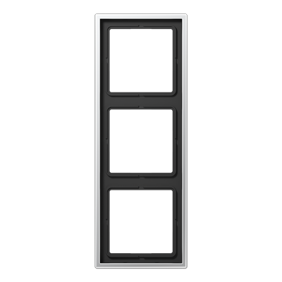 JUNG - MARCO 3 ELEMENTOS ALUMINIO