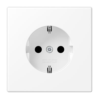 JUNG - CASSOLETA SCHUKO® SERIE LS BLANC MATE