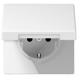 JUNG - BASE ENCHUFE 16A 250V~ CON PROTECCION NIÑOS BLANCO MARFIL