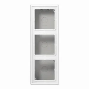 JUNG - CAIXA SUPERFICIE X3 LS BLANC MATE